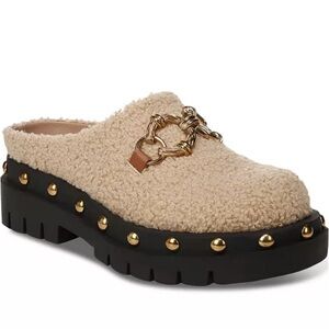 Circus NY by Sam Edelman
Women's Annie Shearling Slip-On Studded Lug Sole Clogs